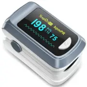 Finger Pulse Oximeter With Case Fingertip Oximetro de pulso de dedo OLED FDA AUS