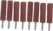 Veemoon 1set Flap Sanding Wheel Kit Drum Grit Sandpaper for Precision Grinding Cylindrical Polishing for Drill and Die for Finishing