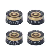 4Pcs Electric Guitar Bass Speed Volume Tone Control Knobs For Les Paul Guitar