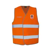 St George Illawarra Dragons NRL Hi Viz Work Vest With Reflective Tape Orange