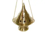 Brass Charcoal Holder - Hanging Censer Small - Ceremony Smudging Ritual