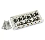 Gotoh Chrome 12-string Adjustable Saddle Hardtail Guitar Bridge SB-5108-010