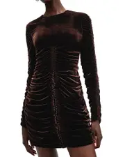 Allsaints Eris Velvet Dress