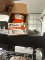 C.H. Hanson 300 ft. x 1-3/16” Plastic Flagging Tape Orange