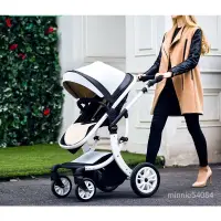 在飛比找蝦皮購物優惠-英國嬰兒推車高景觀 可坐可躺避震輕便摺疊嬰兒車雙向BB寶寶輕