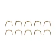 Perfect Alignment Brass Fishing Clevis for Slower Retrieval of Spinnerbait Lure