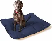 Stripey Finds Italian Bed Linen Dogs Maxy Pillow, Linen, Dark Blue, 130 x 100 cm