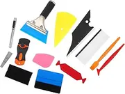 Vaguelly 1Set Practical Vinyl Application Tool for Car Wrapping Window Tinting Complete Kit with Durable Squeegee Cutter Essential Tools for DIY Installation