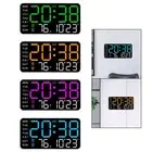 Digital Alarm Clock Wall Hanging Clock LED Clocks for Bedroom Table Office