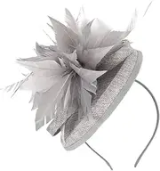 [COLLBATH] Fascinator Hats for Women Elegant Flower Headband Stylish Tea Party Hat for Weddings Banquets Proms Lightweight Comfortable Design for Formal Occasions