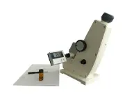 Lab Abbe Refractometer Monocular Refractometer with 1.3000-1.7000nD 0.0-95% Brix