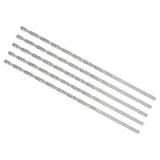 Mini Twist Drill Bit 2.5mm x 120mm HSS Straight Shank Twist Drill Bit 5-Pieces