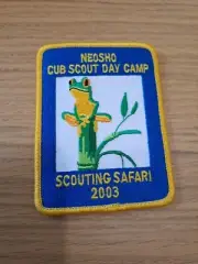 Neosho Cub Scout Day Camp Scouting Safari 2003 Badge