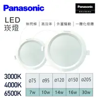 在飛比找蝦皮商城優惠-Panasonic 國際牌 LED崁燈16W 嵌燈 崁入孔1