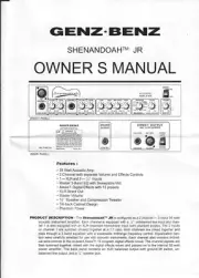 Genz-Benz Scottsdale, AZ Shenandoah JR. Acoustic Amp Owner's Manual