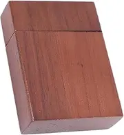 Kisangel Guitar Picks Box Wooden Holder for Electric Guitar Picks Durable Storage Organizer Sturdy and Lightweight Present for Guitarists Walnut Finish