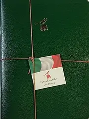 Bieffe Handmade Italy 3 Stationary Journal Note Book Drawing Writing Diary Lined (Deep Green)