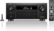Denon AVR-A10H 13.4-Ch 8K Home Theater Receiver (150W x 13), Wireless Streaming via Built-in HEOS, WiFi, & Bluetooth, Supports Dolby Vision, DTS:X, IMAX Enhanced, AURO-3D & Sony 360 Reality Audio