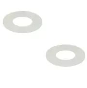 2x Geberit Outlet Valve Cistern Seating Washer Silicone Rubber