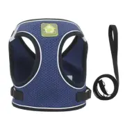 Adjustable Breathable Pet Dog Cat Harness and Leash Escape Proof Cat Vest Harnes