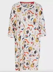 NEW PETER ALEXANDER WOMENS HARRY POTTER SLEEP TEE NIGHTIE RRP$99.95 XS / S