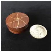 Okito Coin Box - Wood (Fun Time) New in the box pro Half Dollar Size Magic