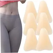 [Comebachome] Camel Toe Concealer, 6pcs Silicone Insert, Seamless Anti Camel Toe Underwear Guard, Portable and Reusable Anti Cameltoe Pad for Women