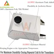 Aluminum Coolant Header Overflow Tank Fit Ford Falcon BA BF XR6 XR8 FG FPV GT (for: Ford)