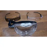 在飛比找蝦皮購物優惠-防疫護目鏡3件組 防風護目鏡 防疫眼鏡 防疫面罩 墨鏡 防風