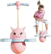 Bounce Ball For Kids | Jump Ball Balance Training With Handle,Balance Training Ball, Sports Balance Exercise Indoor Outdoor, Balancing Exercises For Kids Jumping