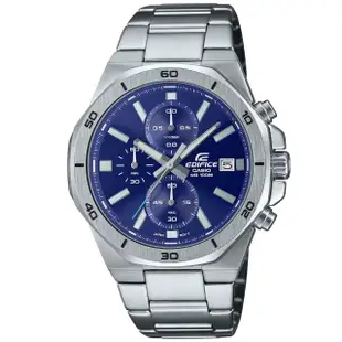 【CASIO 卡西歐】EDIFICE 八角計時運動腕錶 母親節 禮物(EFV-640D-2AV)