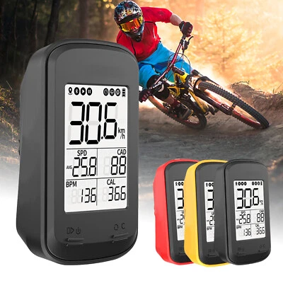 Bike Computer Wireless GPS Speedometer Waterproof Road MTB Bicycle Bluetooth