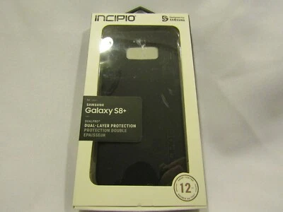 Incipio DualPro Dual Layer Protection Case for Samsung Galaxy S8+ NEW Black