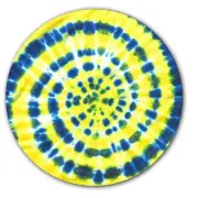 DJ Tye Dye #4 Tie Die Slip Mat 7" inch Slipmat Portablism Turntable x1