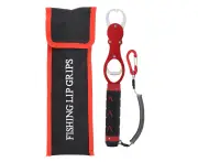 15Kg Aluminum Alloy Fishing Pliers Grip With Non-Slip Handle Tackle Hook Recover Cutter Line Split Ring Tools(Red )