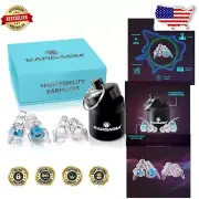 Noise Reduction Earplugs with Carrying Case - Perfect for Festivals & Live Music