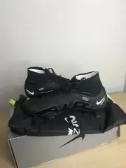 Sz 6.5 M /8 W Nike Zoom Mercurial Superfly 9 Elite FG Black DJ4977-001