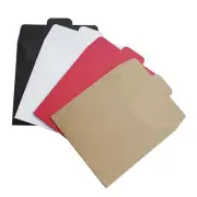30Pcs Universal Disc Protector VCD DVD Paper Bags Kraft Paper Storage Sleeves