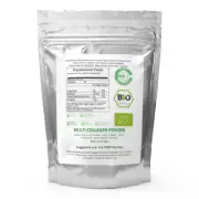 Multi-Collagen Powder - Mixes with water - Pure Protein Organics 300g- Grass-fed