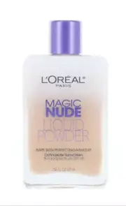 L'OREAL Magic Nude Liquid Powder Foundation W/SPF 18 Sunscreen #322 Sand Beige