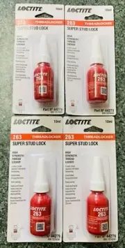 Loctite 263 Super Stud Lock High Strength Threadlocker 10ml