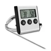 Reliable Kitchen Tool Digital Cooking Thermometer with Probe Timer Function