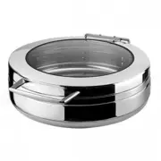 Athena Prince Chafing Dish Round 360mm Stainless Steel & Glass Induction & Fuel
