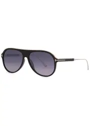 Tom Ford Nicholai Aviator-style Sunglasses