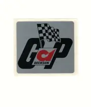 Deckson 1970s Silver GP Vintage Mini Bike Repro Decal
