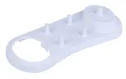 3PCS White Electric Toothbrush Stander Support Toothbrush Storage Box Teeth Brush Heads Caps