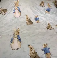 在飛比找蝦皮購物優惠-彼得兔 新款 精梳棉7件式床組