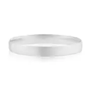 Sterling Silver 68X10mm Polished Bangle