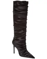 Stuart Weitzman Strt Ruched 100 Satin Knee-High Boot