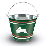 South Sydney Rabbitohs NRL 5L Galvanised Tin Ice Bucket with Handle
